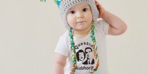 little toddler wearing cute hat